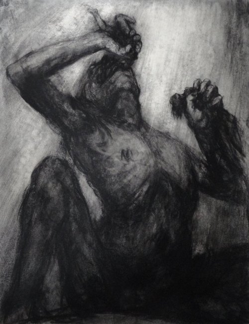 blackpaint20:Saturn devouring his children by Paul Rumsey