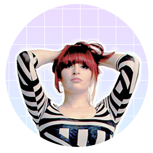 frankierospanties: Requested by anon, have some circle gradient/grid Chantal Claret icons! (I’