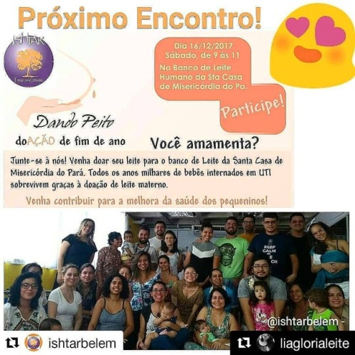 #Repost @ishtarbelem e @liaglorialeite ・・・ Este sábado, dia 16/12 marcará nosso encerramento das ati