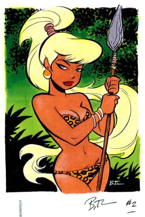 michaelallanleonard:  Julie the Leopard Queen (The Maxx) by Bruce Timm