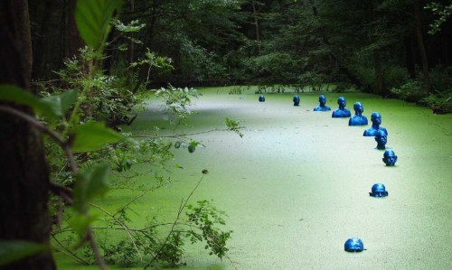 Where the Tides ebb and flow by Pedro Marzorati was installed in Paris’ Montsouris P