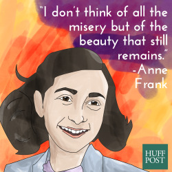 huffingtonpost:  Happy birthday Anne Frank! These