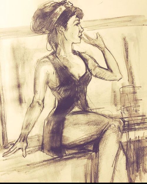 Love this sketch by @sploshguysf ! Thank you! #fanart #thewhorenextdoor #Siouxsieq #pencilsketch