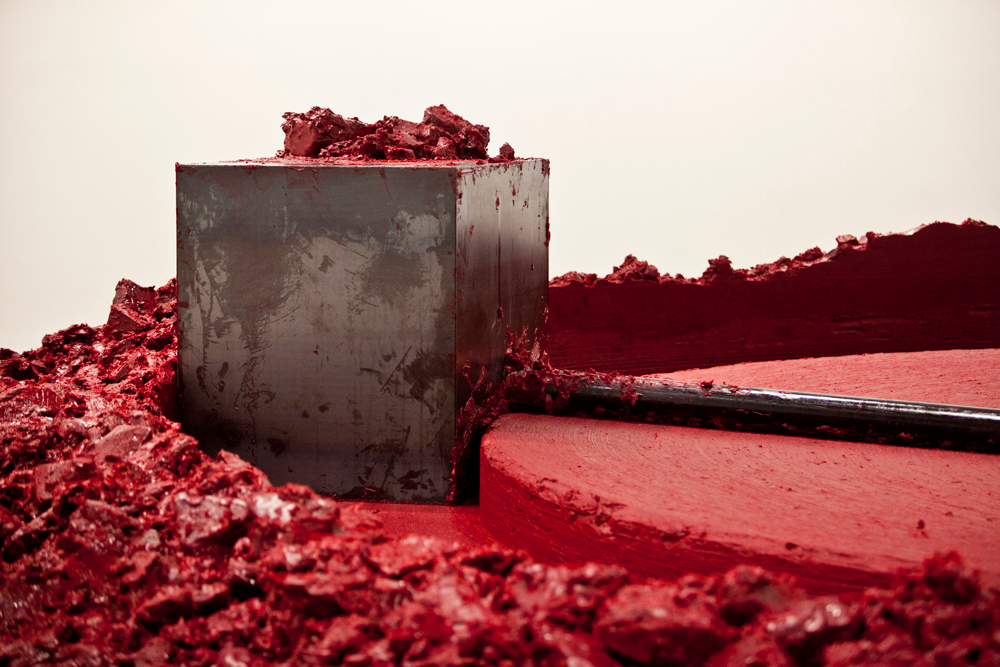 pikeys:  My Red Homeland, 2003 by Anish Kapoor this work replicates the role of the
