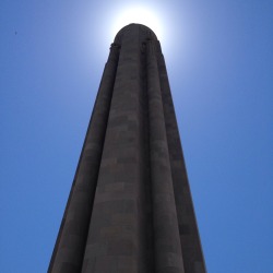 Beautiful day in Kansas City. #libertymemorial