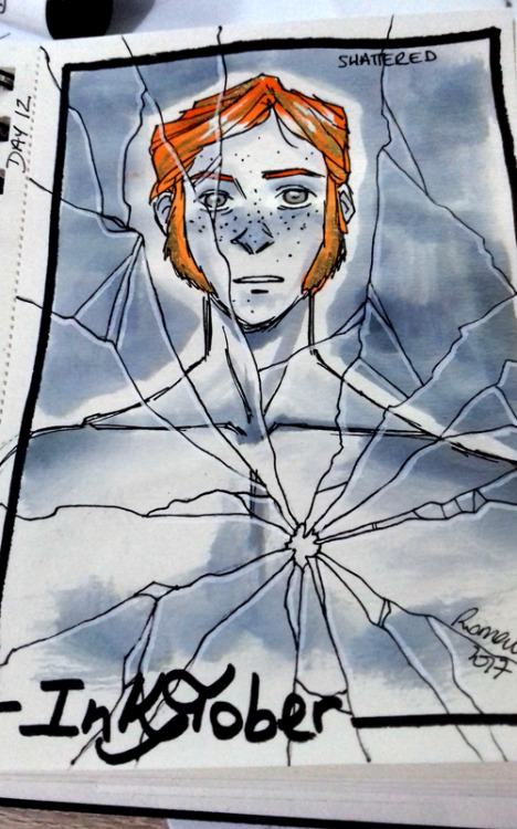 jadorelescanards:And the shattered Hans for today !Pattern from inktober.com