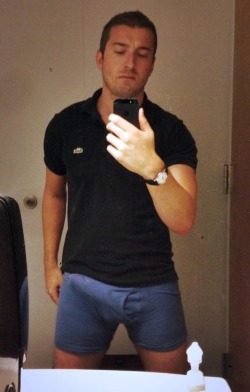 Lycra. Spandex. Bulges.