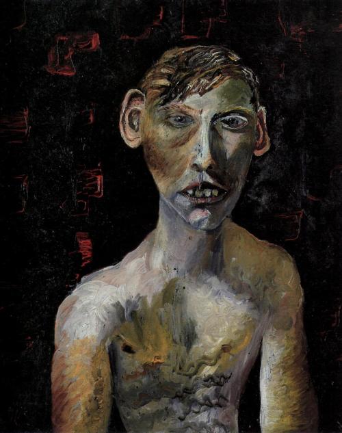 artist-freud: Evacuee Boy, 1942, Lucian FreudMedium: oil,canvas