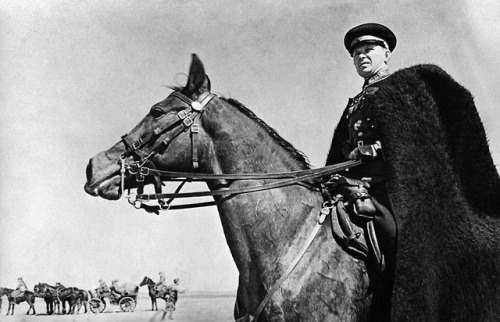 A commander of a Cossack unit in the Kharkov region, Ukraine, June 21st, 1942, World War II.