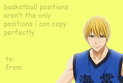 leonlimey:yamazakiz-deactivated20140714:a compilation of Kurobasu Valentine’s Day Cards I made to le