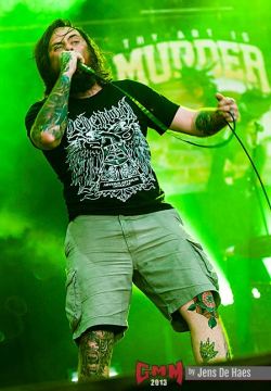Quentinlivefortomorrow:  Cj Mcmahon - Thy Art Is Murder