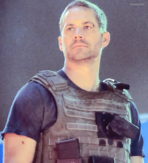 domsletty:  Paul Walker & stand-in/brother Cody Walker as Brian O’Conner | Furious 7