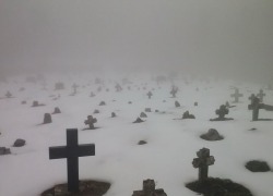 destroyed-and-abandoned:Old catholic cemetery