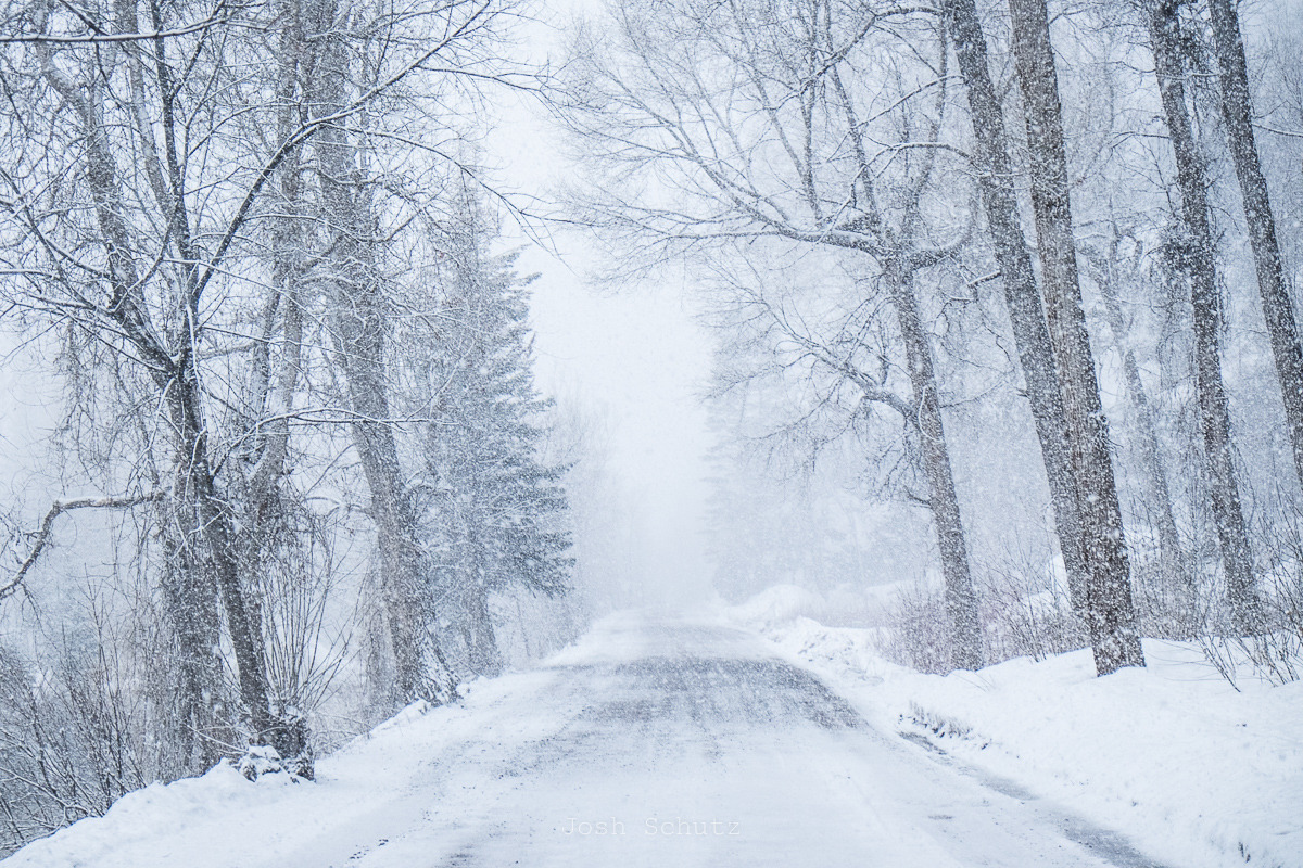 joshschutz:  It’s snowing for the first time in three weeks!!!  Spring is over….