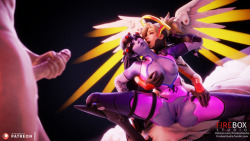 overwatchentai:  New Post has been published on http://overwatchentai.com/mercy-and-widowmaker-43/