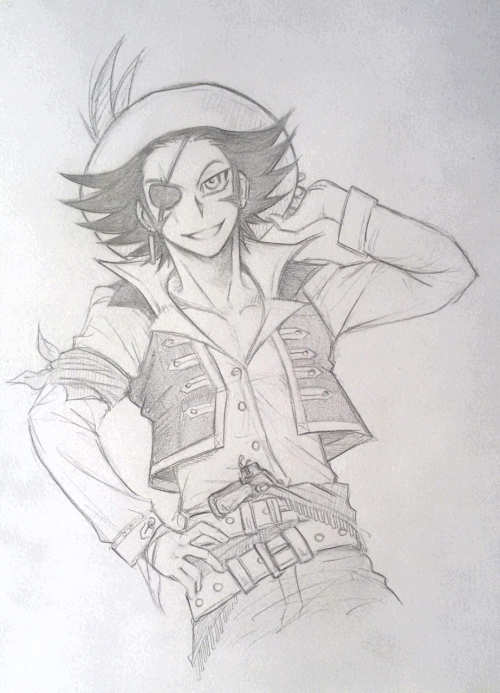 For Felinaofl2, Seto Kaiba And Jim Crocodile, Pirate AU~ Hope You Like It ;D