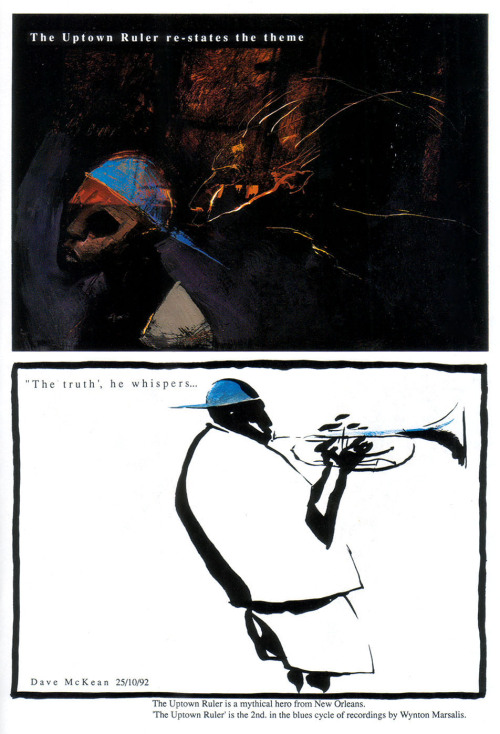 thebristolboard: Forgotten masterpiece: “Uptown Ruler” by Dave McKean, from A1 vol.