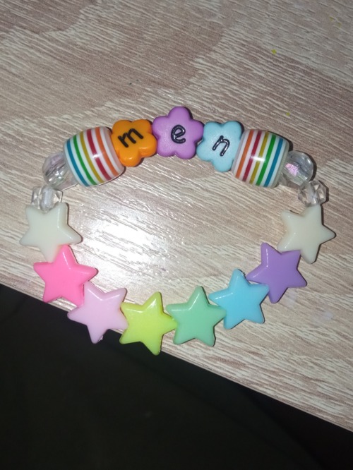 A FEW OF THE BRACELETS I MADE TODAY