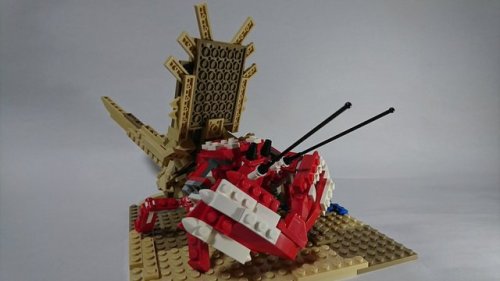 damnwyverngems - Daimyo Hermitaur LEGO x 五月は鯉のぼり