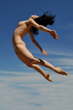 Nude acrobatic