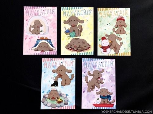 yoimerchandise: YOI x Animate Only Shop Winter Makkachin Acrylic Stands/Charms, Clear Files, & Postcards Original Release Date:February 2018 Featured Characters (1 Total):Makkachin Highlights:Following the Summer Vacation series, here is Makkachin