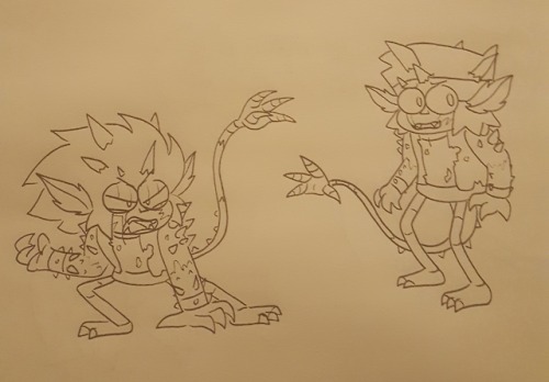 Here's A Doodle Of K.O. And T.K.O. From The Mutated AU, Which I Believe Was Created By @emmy-the-dragoness.