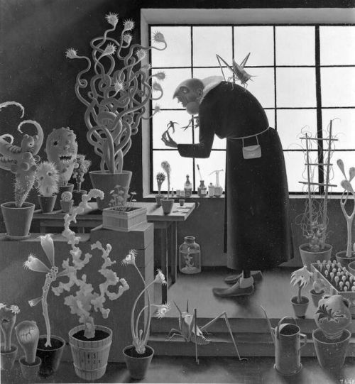 youcannottakeitwithyou:Franz Sedlacek (Austrian, 1891–1945), The Gardener (1928): (1) A color 