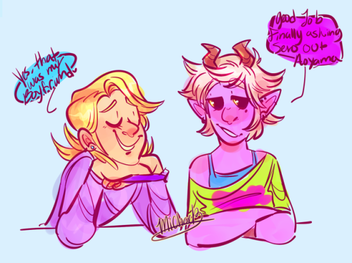 lonely-mothman: getting too cocky and not realizing u totally just asked out your crush bonus seros reaction 