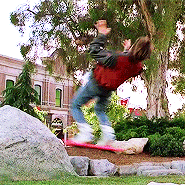 backtothefuturemovies:  Marty falls a lot. A lot. 