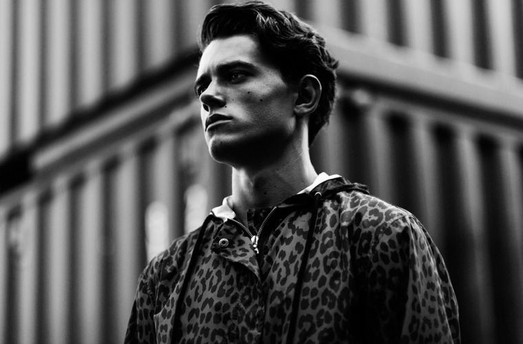 truststrut:   George wearing Markus Lupfer SS14 Menswear 