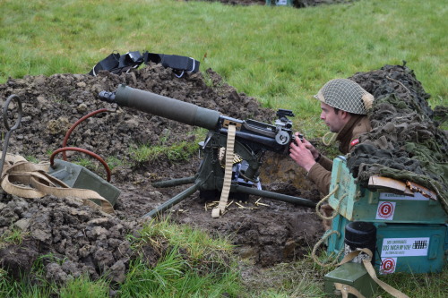 historicalfirearms: Vickers Gun In The Rhineland In this final video of the Rhineland Campaign Wea