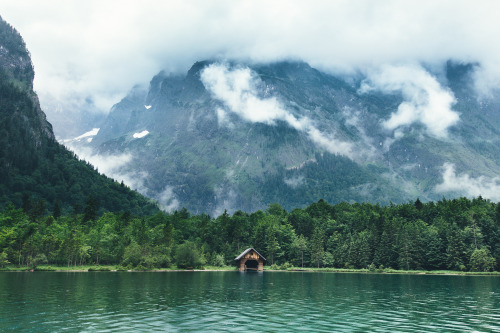 tulipnight:Lone Boathouse by Brian Fulda