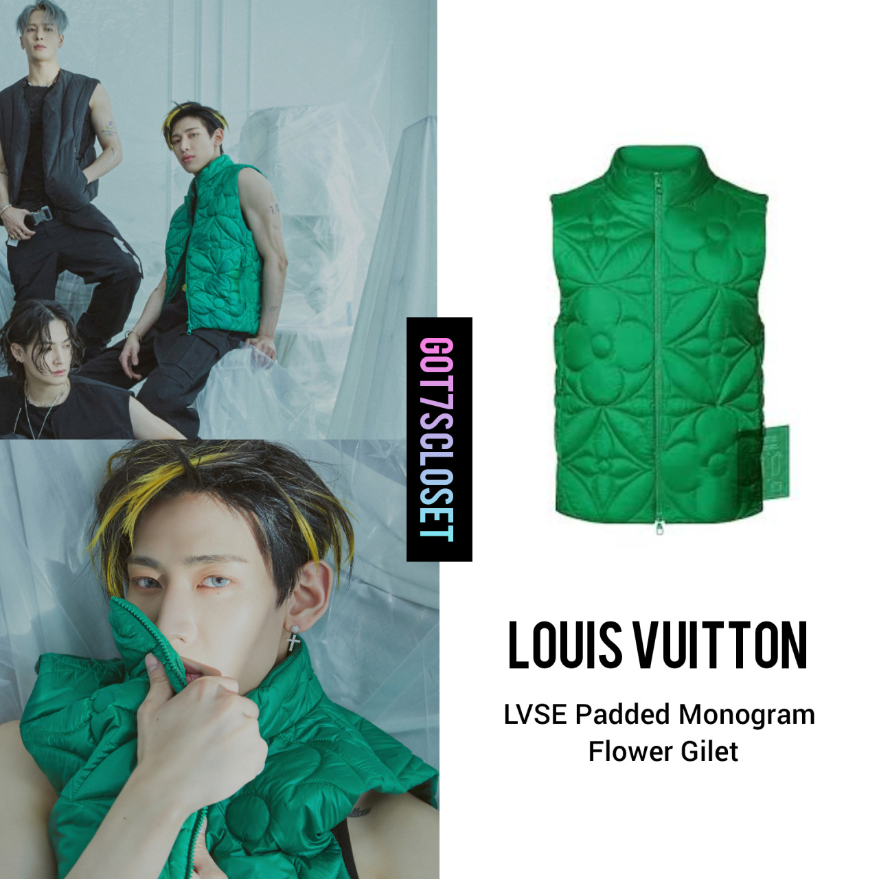 Louis Vuitton Lvse Padded Monogram Flower Gilet