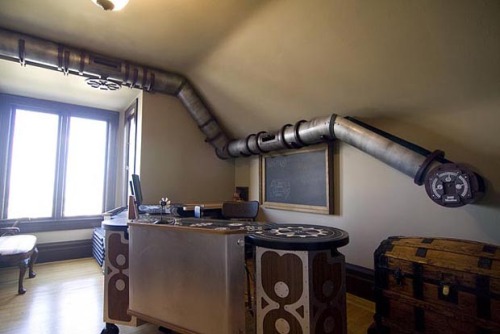 steampunktendencies:Steampunk inspired cat tubes by Because We Can@foolishandfurious Does Macre