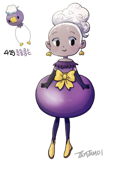 Pokemon Humanization425. Drifloon 426. Drifblim http://tamtamdi.com