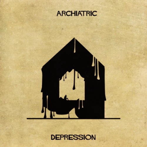 thistherapylife: awake-society: federico babina architecturally interprets mental illnesses SLAMS RE