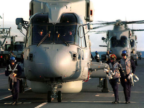 AW101 transport helicopter