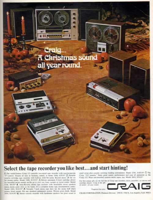 classicads67:  Craig - 1968 
