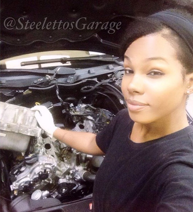 tashabilities:  black-exchange:  Steelettos Garage  www.steelettos.com // IG: steelettosgarage