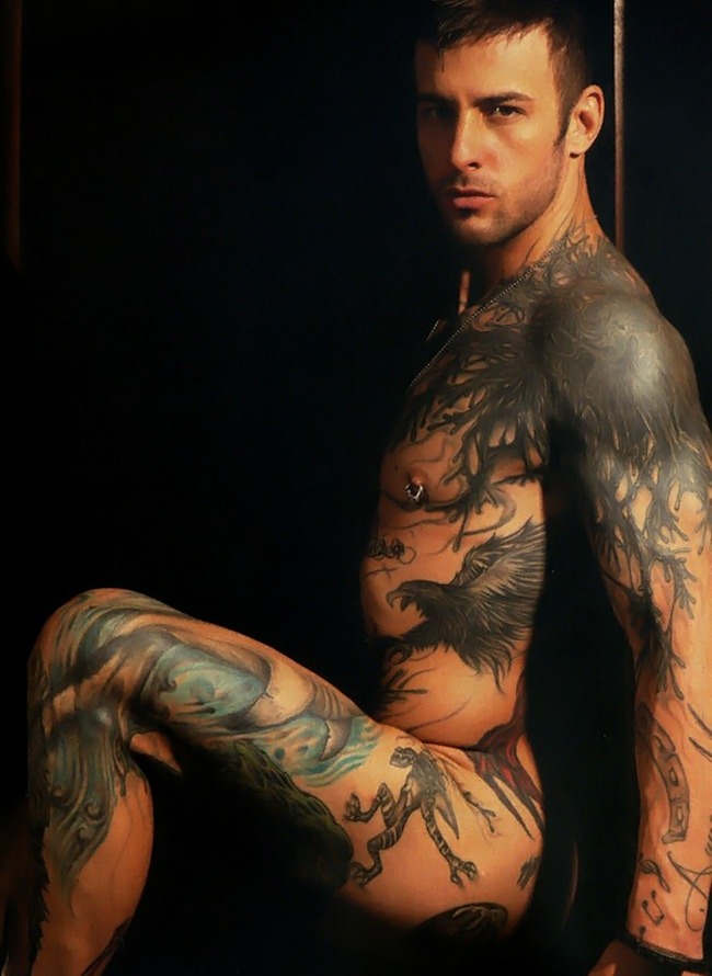 One handsome, sexy man and with some awesome, extraordinary ink work - definitely