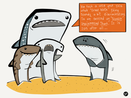 dreamerpieces:  Shark Politics.