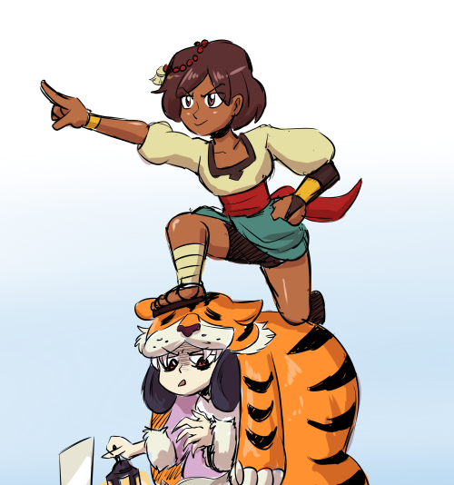 captainanaugi:Indivisible tower of friends!Support the Indiegogo!www.support-indivisible.com