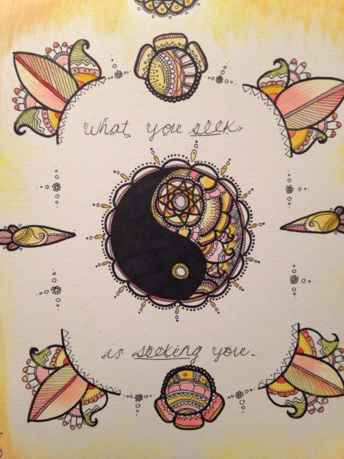 “What you seek is seeking you.” - Rumi Kristamillerart.tumblr.com