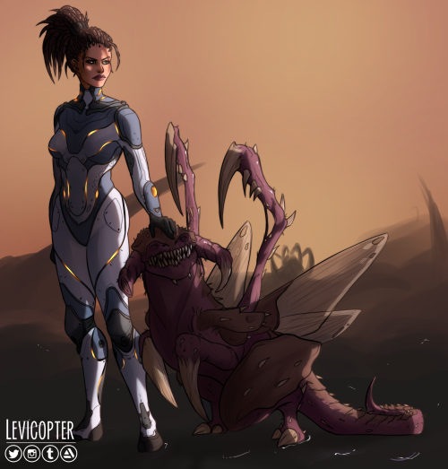 Kerrigan and Broken Horn/Tusky I did a while ago