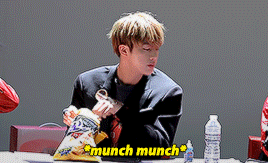 eatjin:  nobody steals jin’s chips, nobody