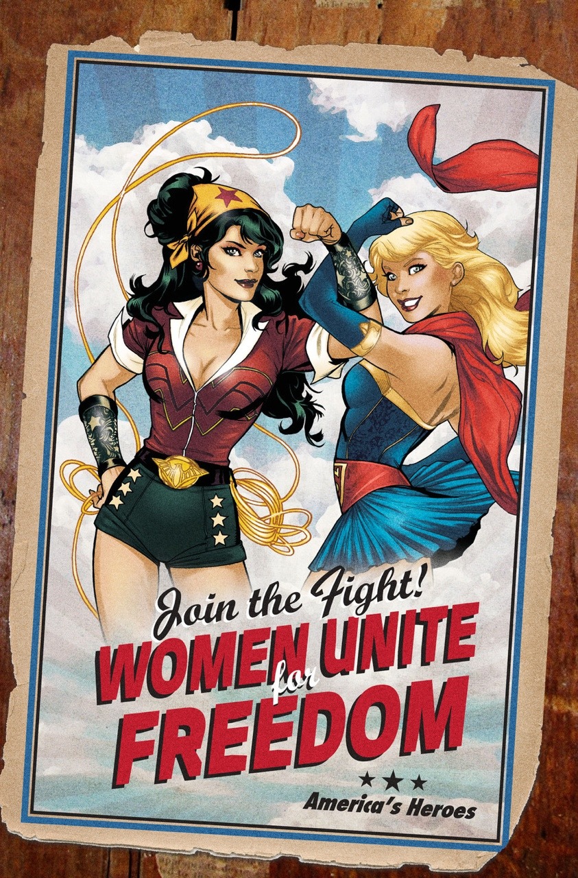 vanessa791:  Pin-Up Superheroines Take Over DC Comic Covers This June Artist Ant