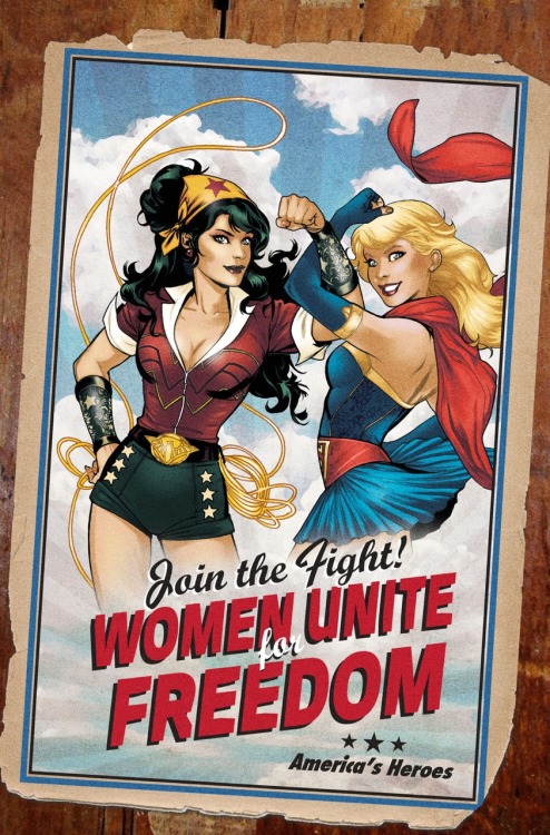 vanessa791:  Pin-Up Superheroines Take Over DC Comic Covers This June Artist Ant Luscia’s popular pin-up inspired “DC Bombshells” are being featured with their own run of comic book covers. The women of DC will be featured as variant covers for