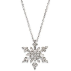 Marrissa Oceanus Melody Clearwater — 14k White Gold Diamond Snowflake ...