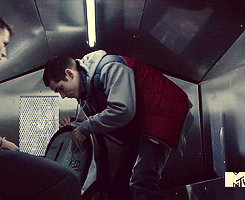 frak-attack:  michmemoirs:   stiles    Nobody startles like Stiles startles. 