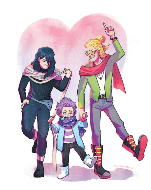 so obviously I have a thing for family fic I’ve pretty much read every erasermic-being-shinsou